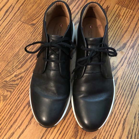 EUC CLARKS 👟 Unstructured Un Río Mid Leather Dress Sneakers - Picture 8 of 8